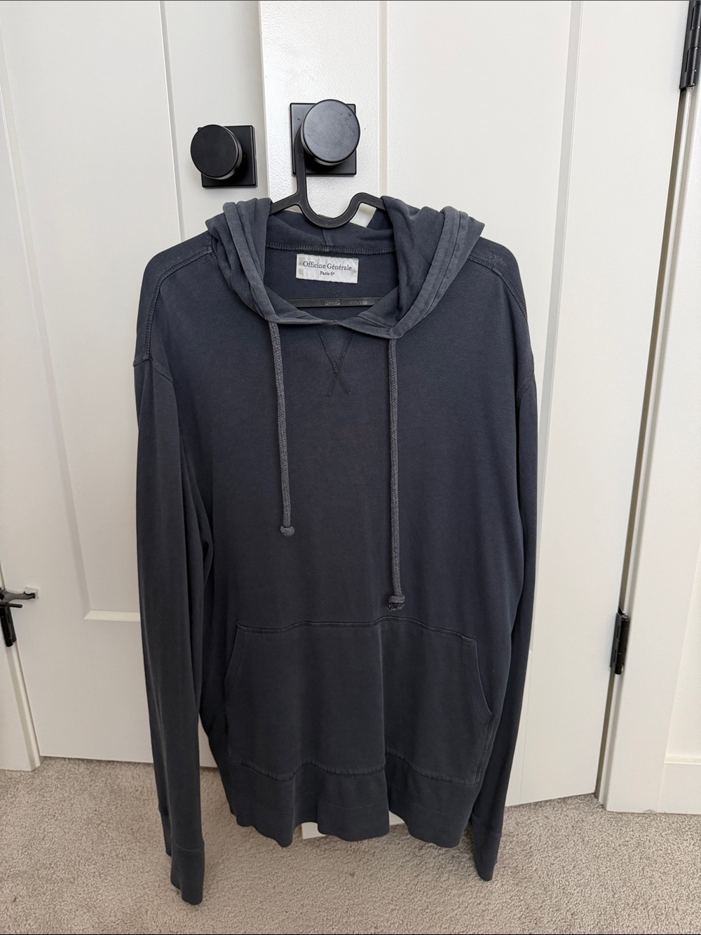 Officine Generale Navy hoodie